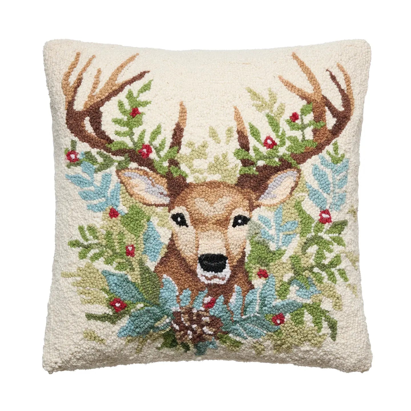 Holiday Deer Pillow