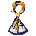 Classic Border Ornate Patterned Silk Bandana