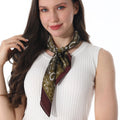 Vintage Paisley Satin Scarf