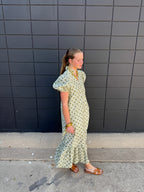 Polka Dot Midi Dress