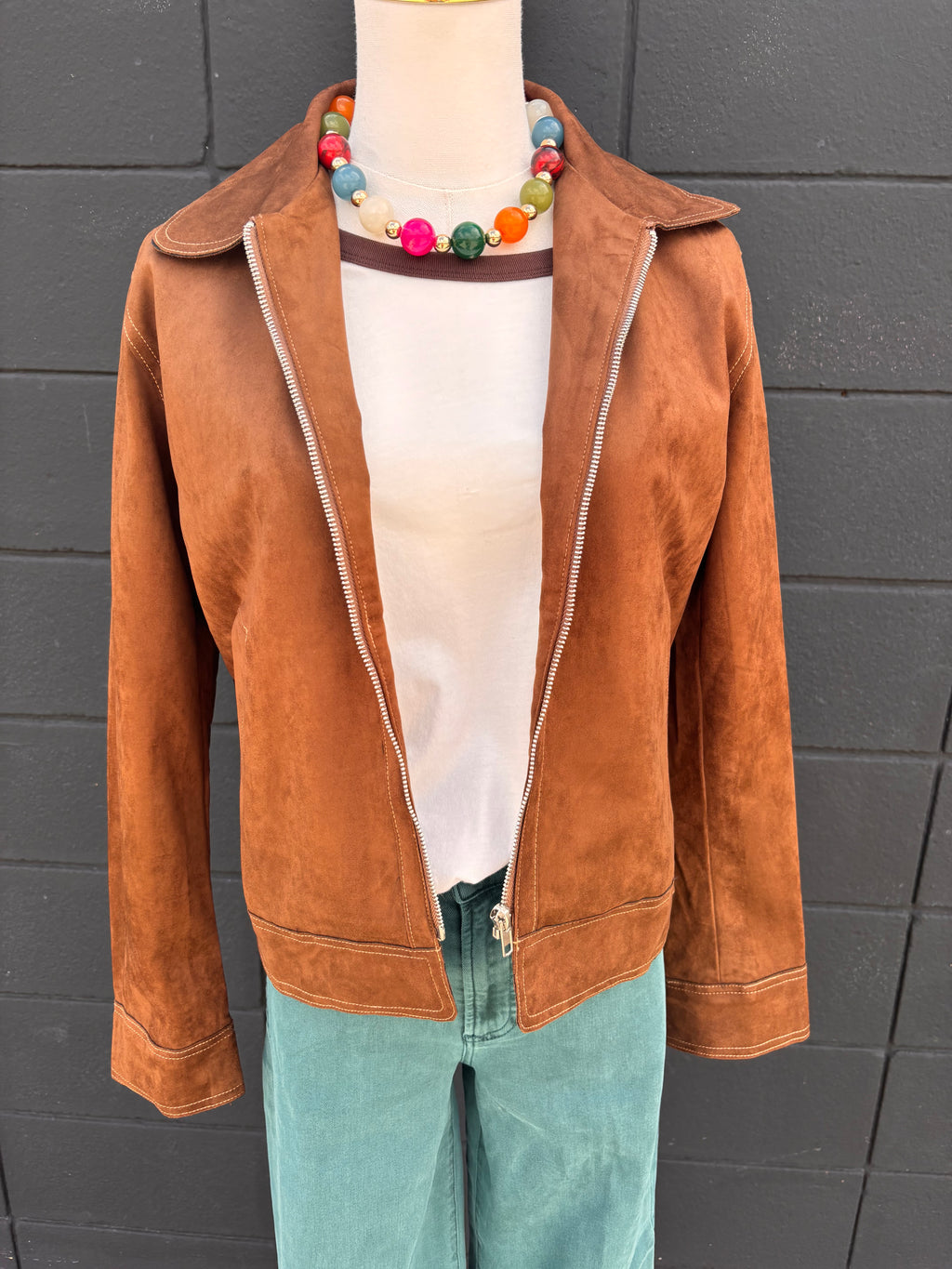 Brown Suede Jacket