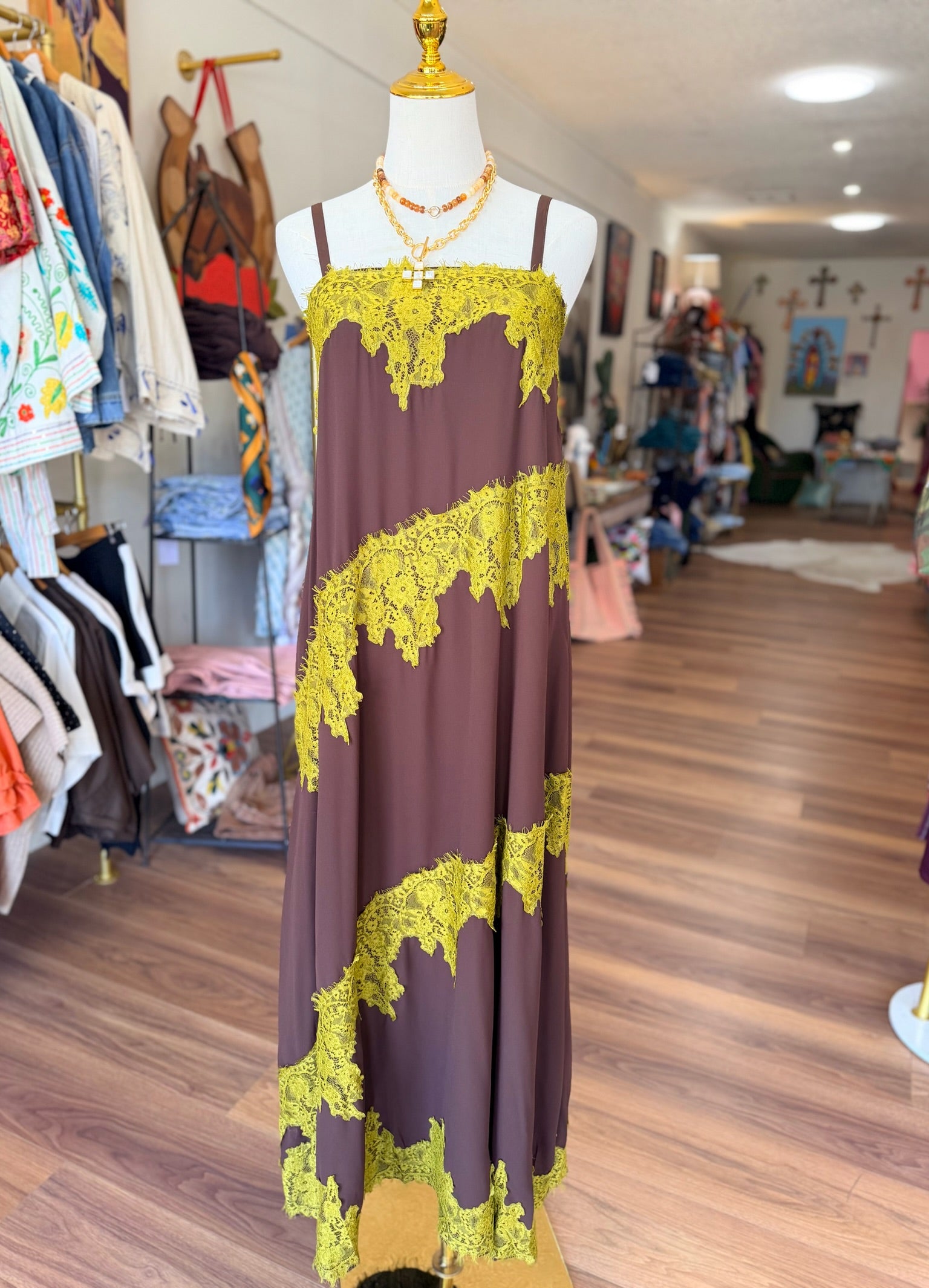 Chocolate Midi Dress