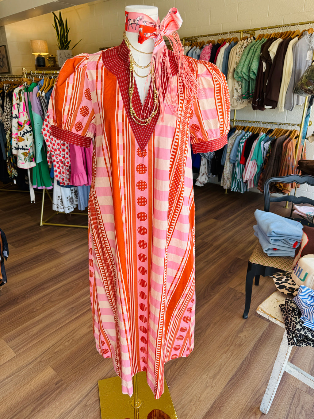 Pink Abstract Dress
