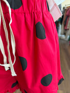 Red / Black Polka Dot Shorts