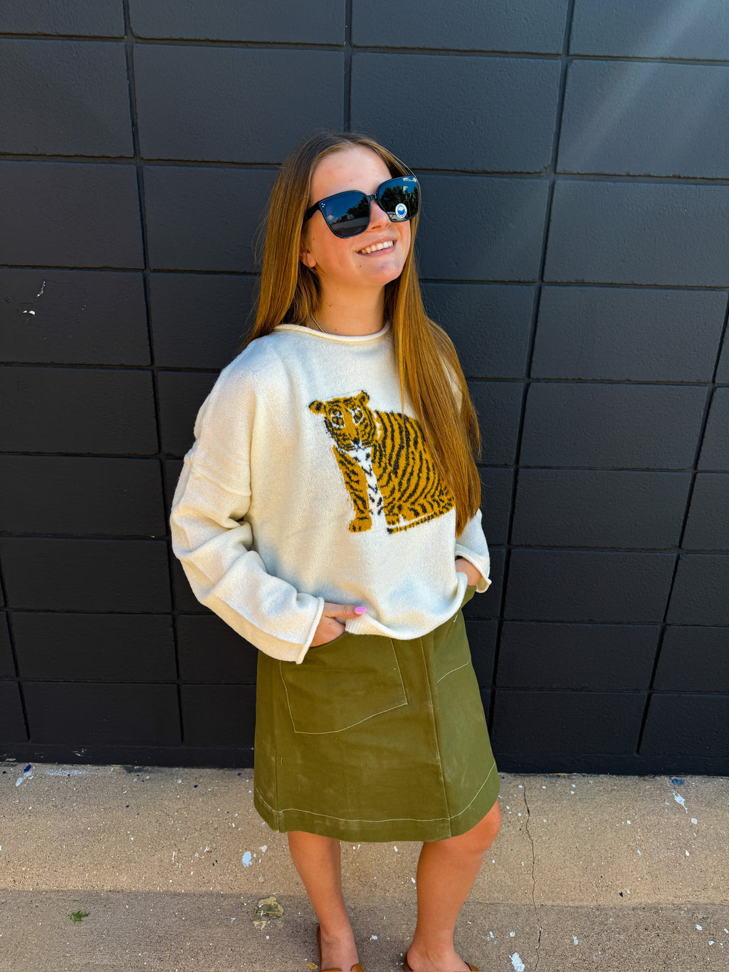 Tiger Graphic Sweater