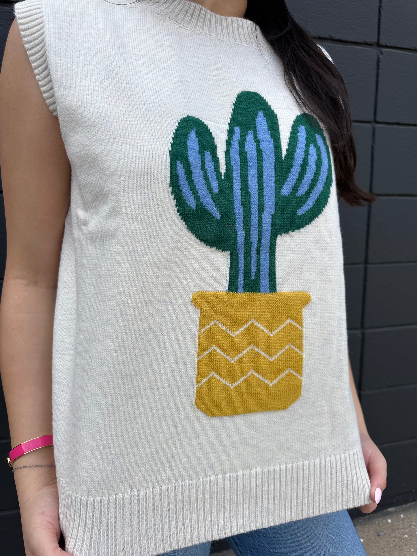 Cactus Sweater Vest