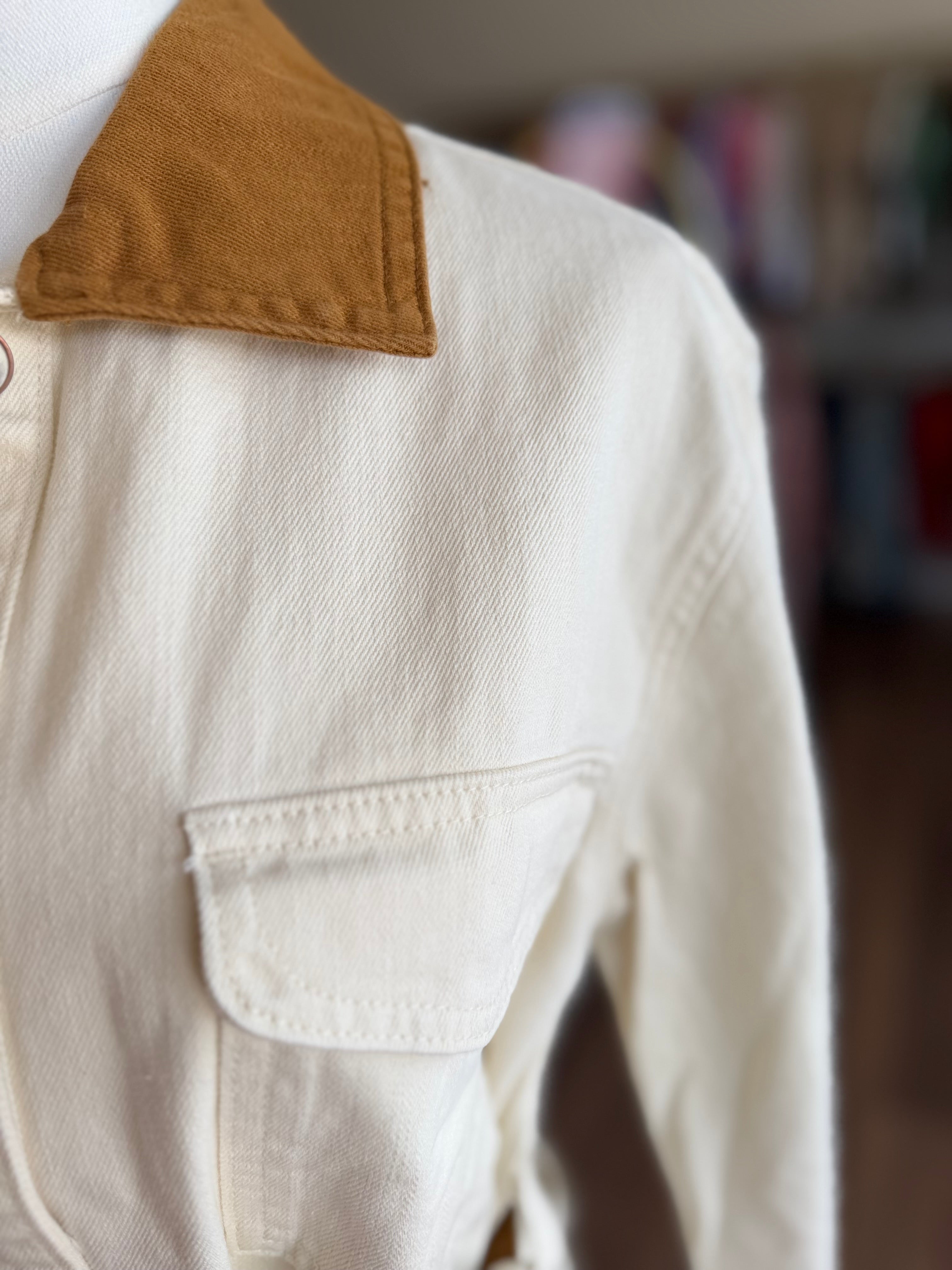 Denim Belted Jacket