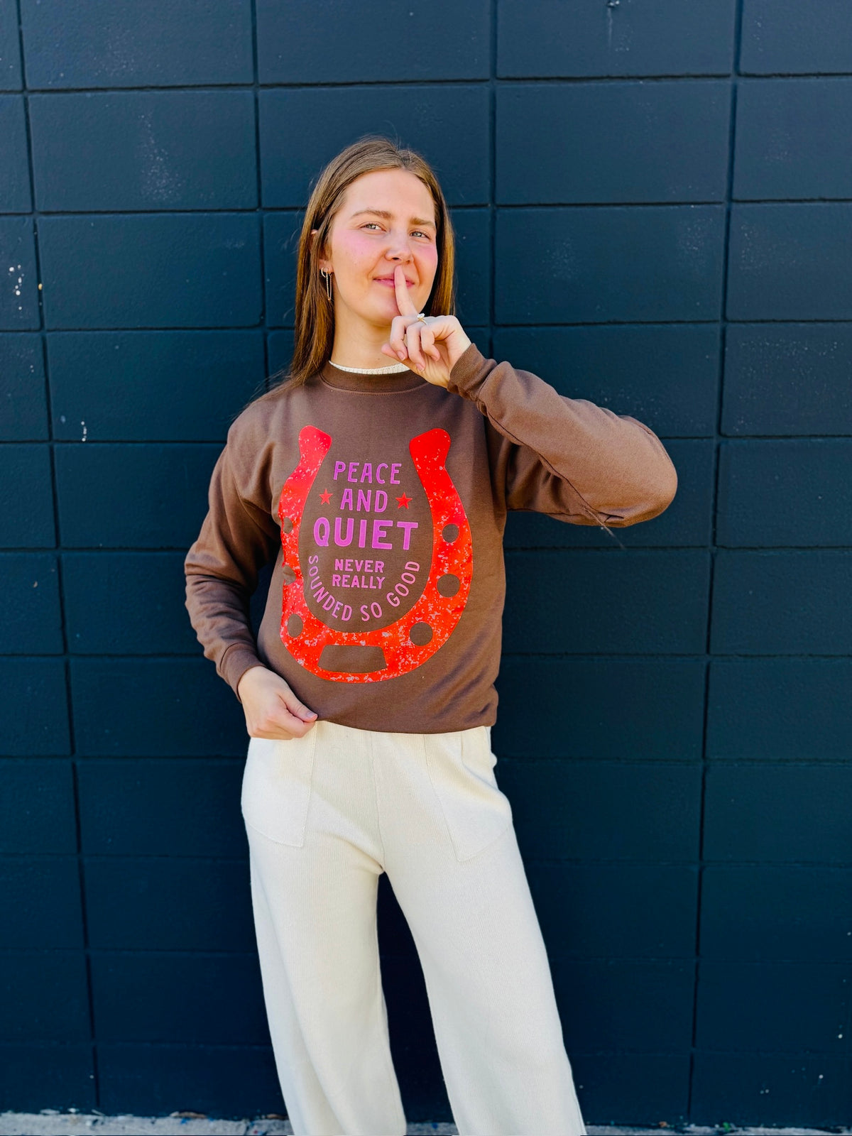Peace and Quiet Sweatshirt