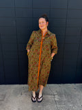 Fall Floral Midi Dress