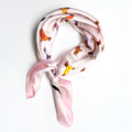 Pink Dachshund Print Scarf