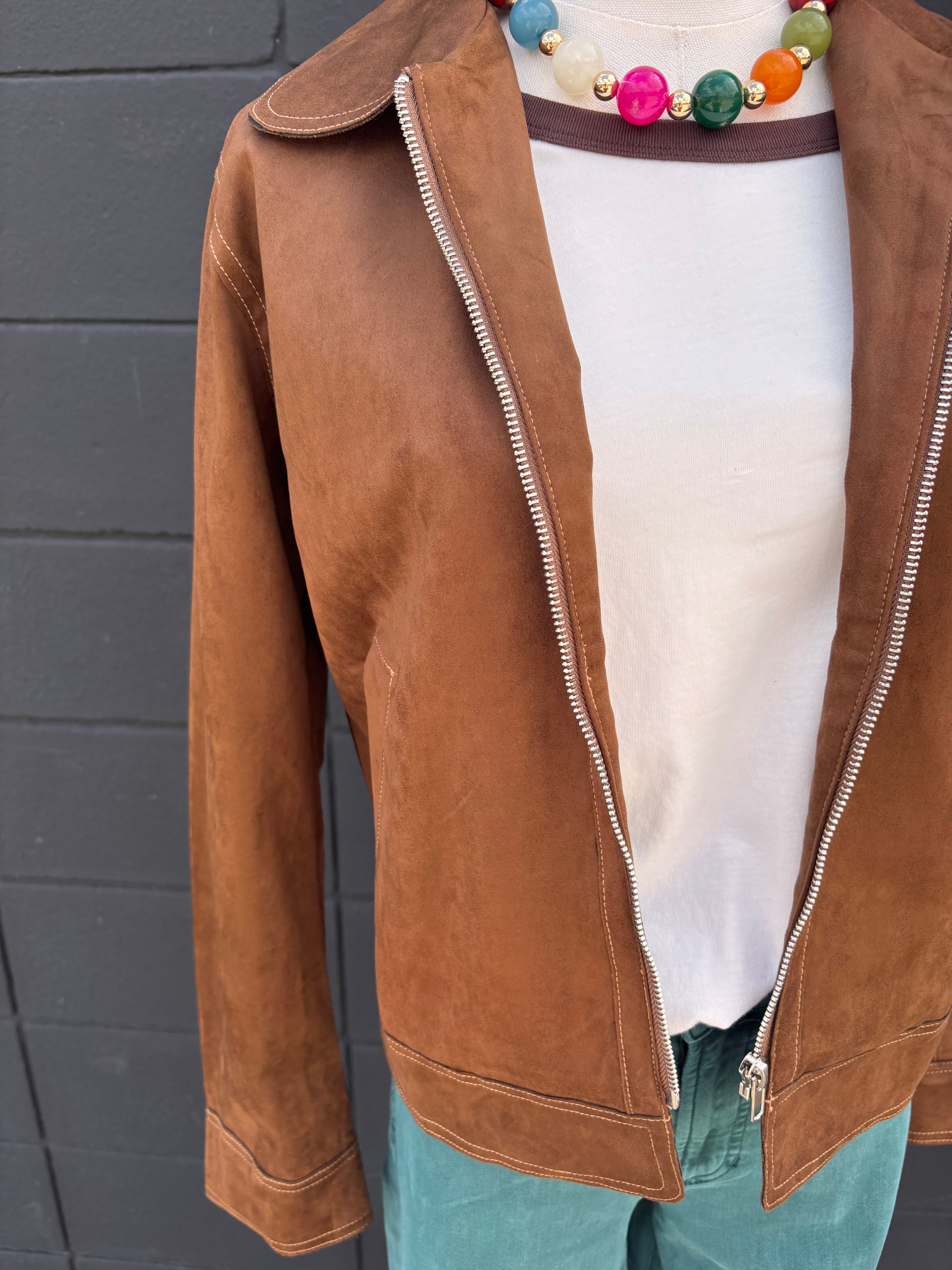 Brown Suede Jacket