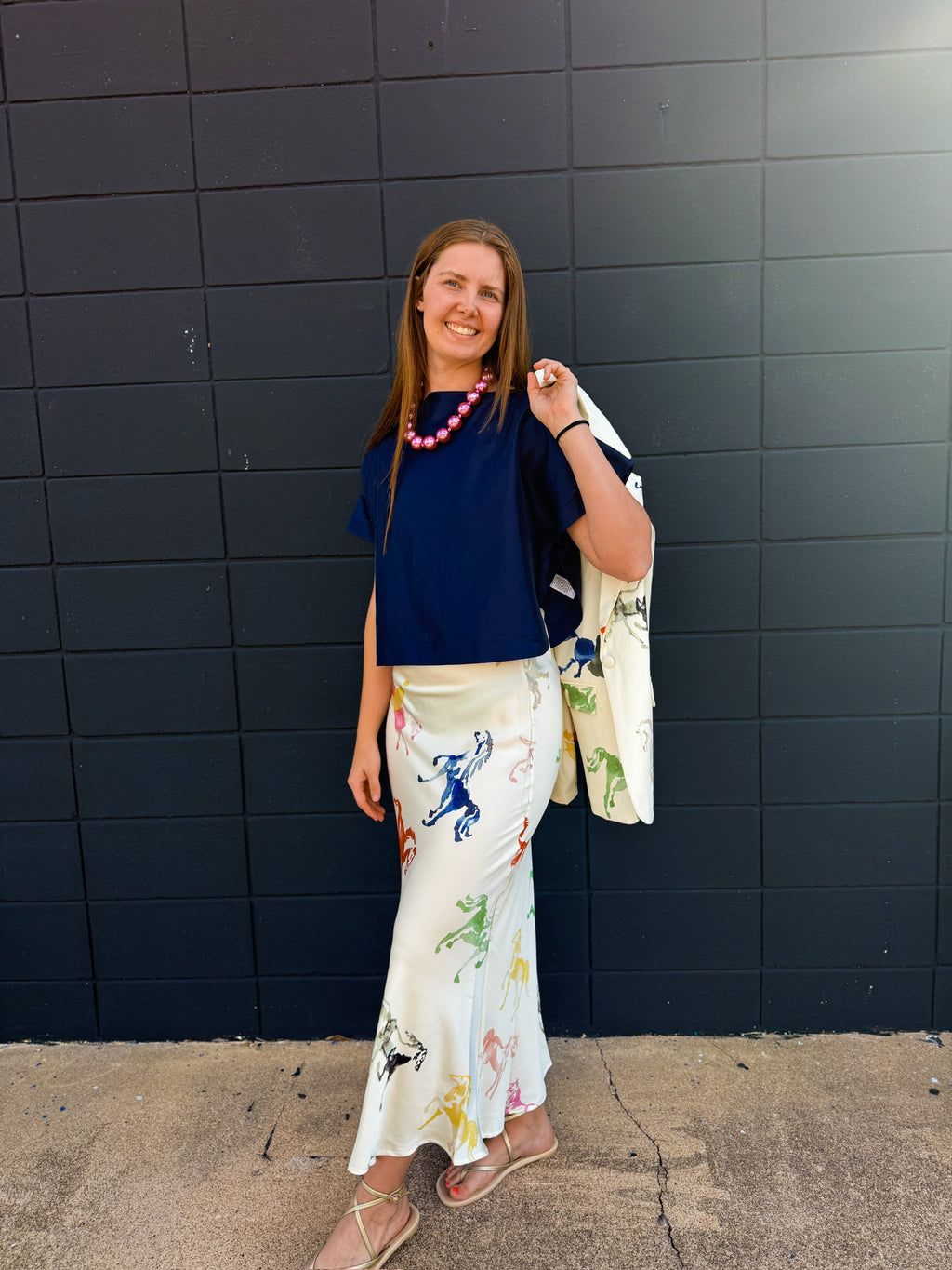 Horse Print Skirt