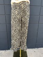 Leopard Ruffle Pants