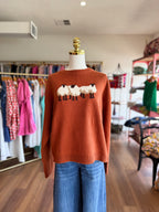 Rust Sheep Sweater