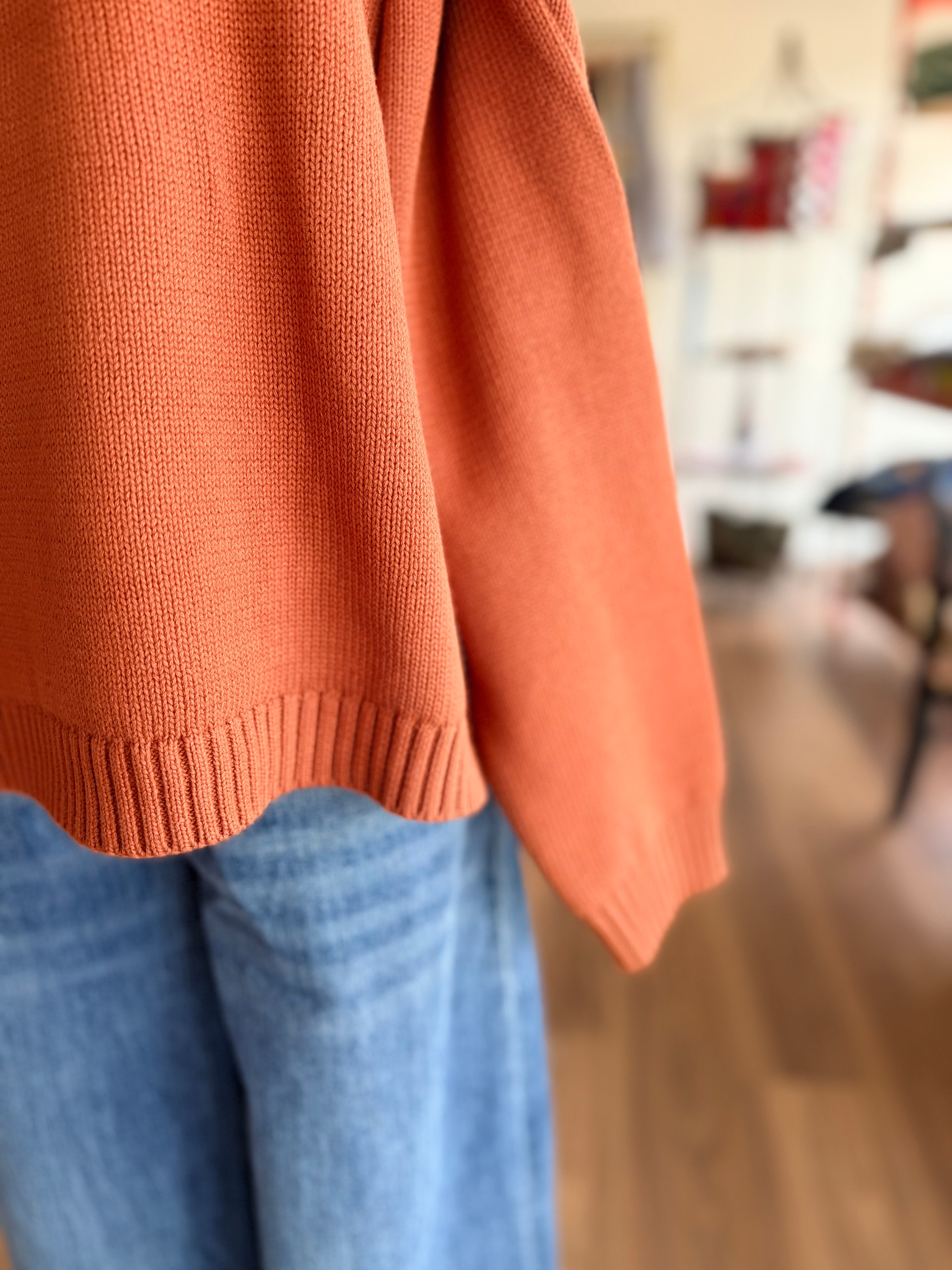 Rust Sheep Sweater