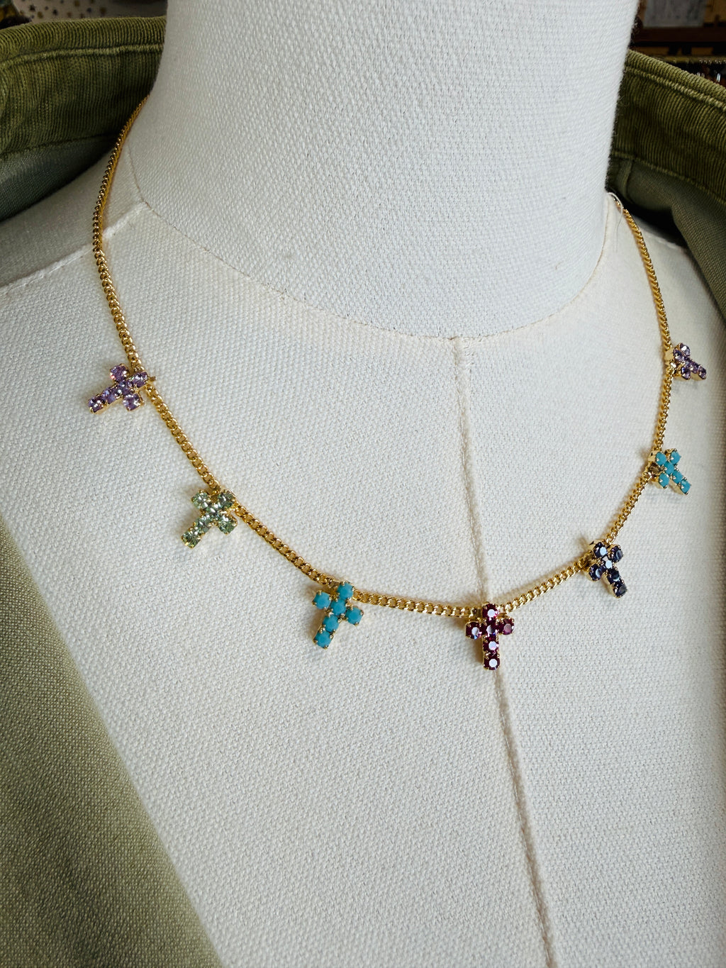 Multi Cross Necklace