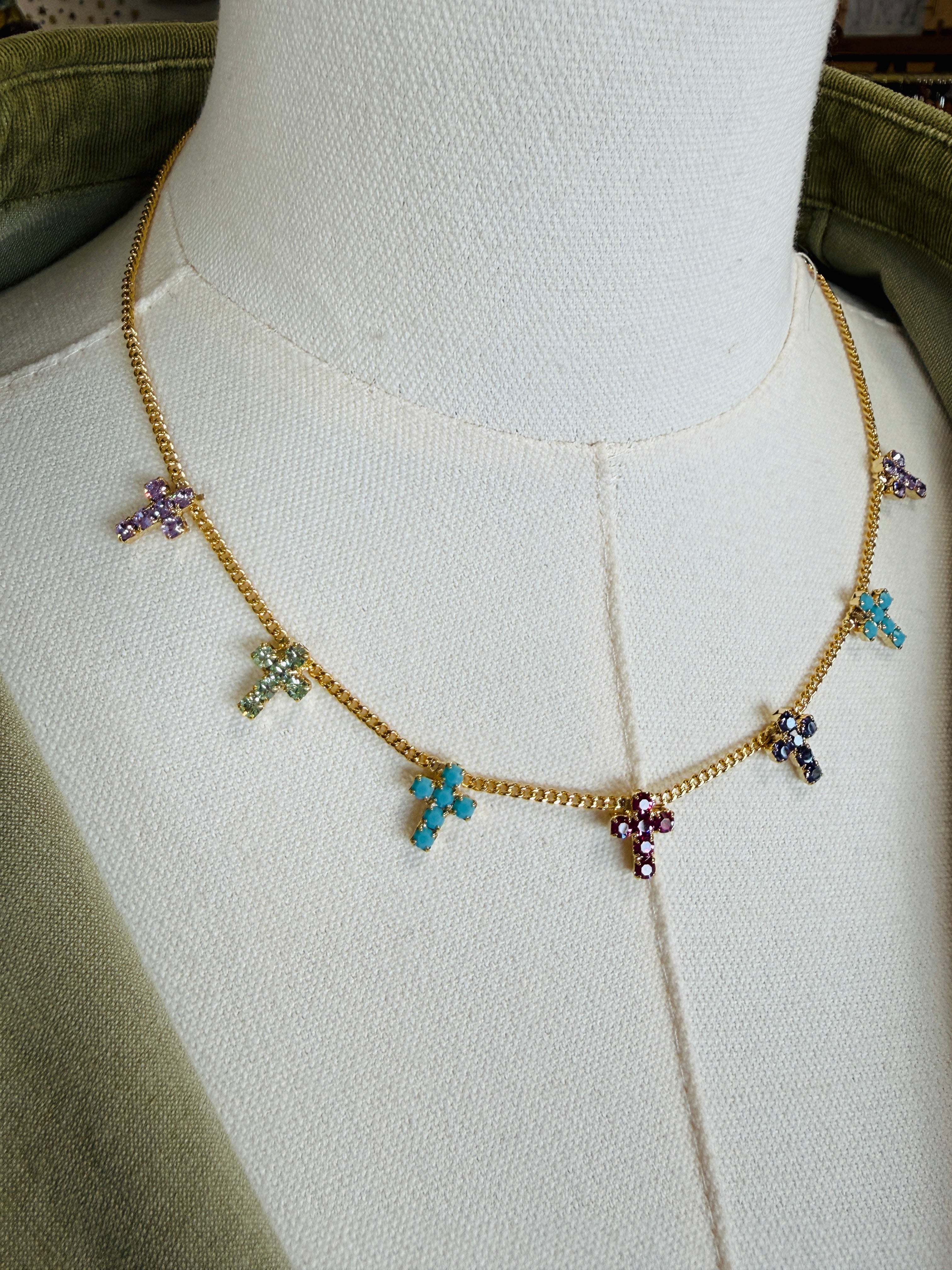 Multi Cross Necklace