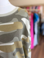 Riviera Camo Crew Neck
