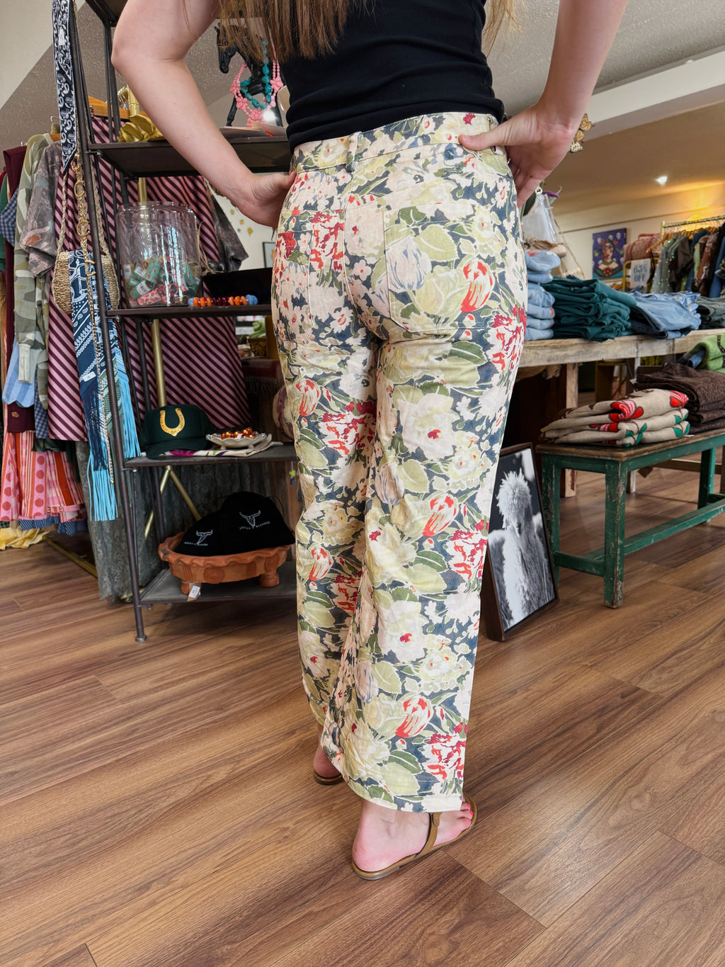 Floral Print Pants