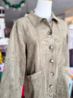 Olive Suede Jacket