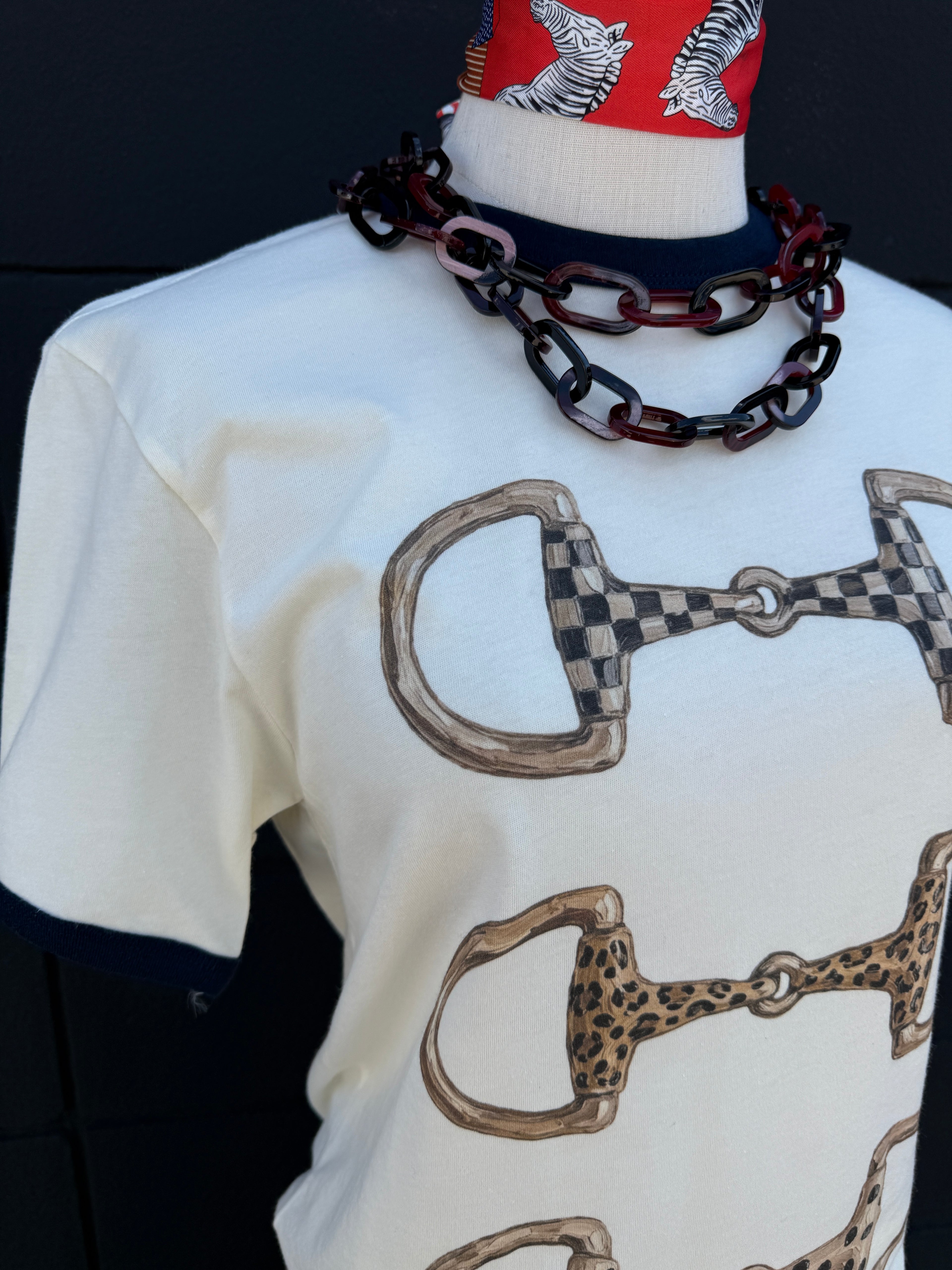 Brushstroke Horse Bit Tee