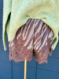 Olive Zebra Shorts