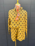 Olive Polka Dot Short Set