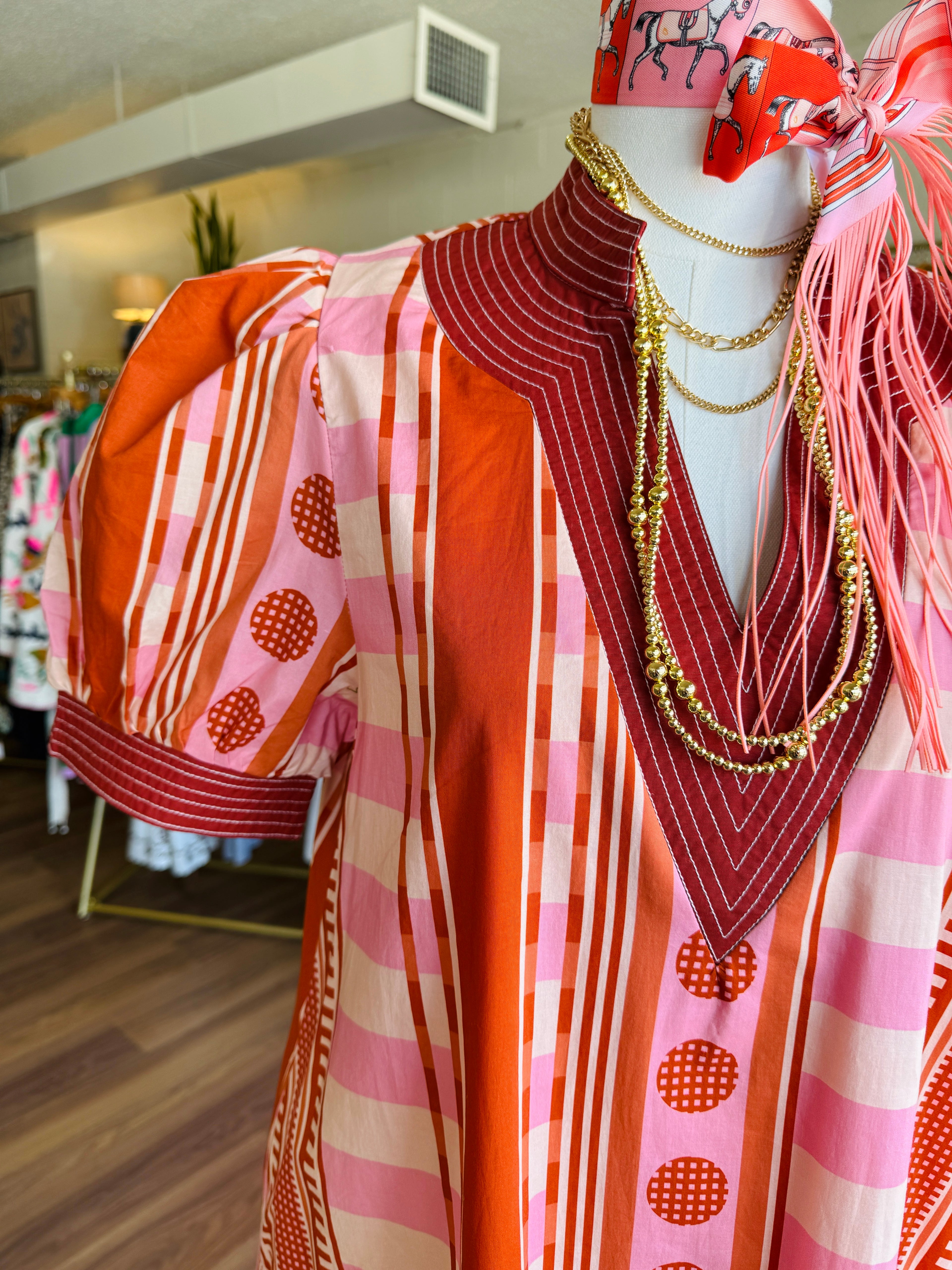 Pink Abstract Dress