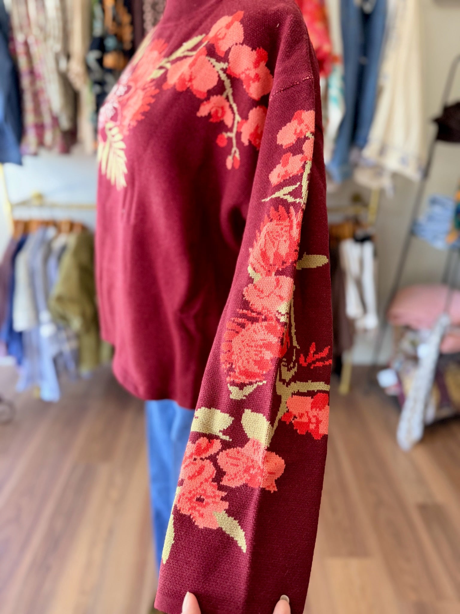 Floral Sweater