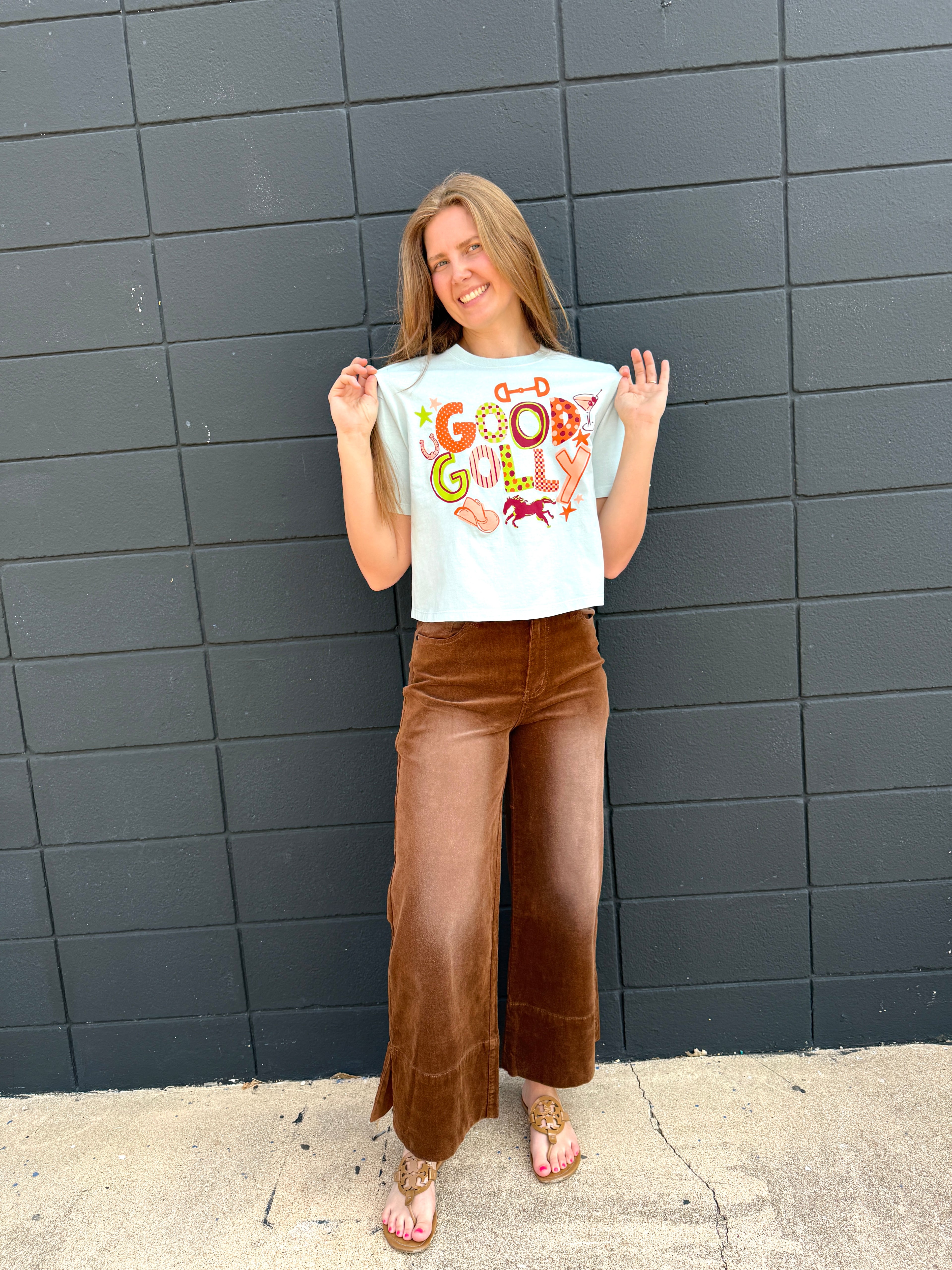 Coffee Corduroy Pants