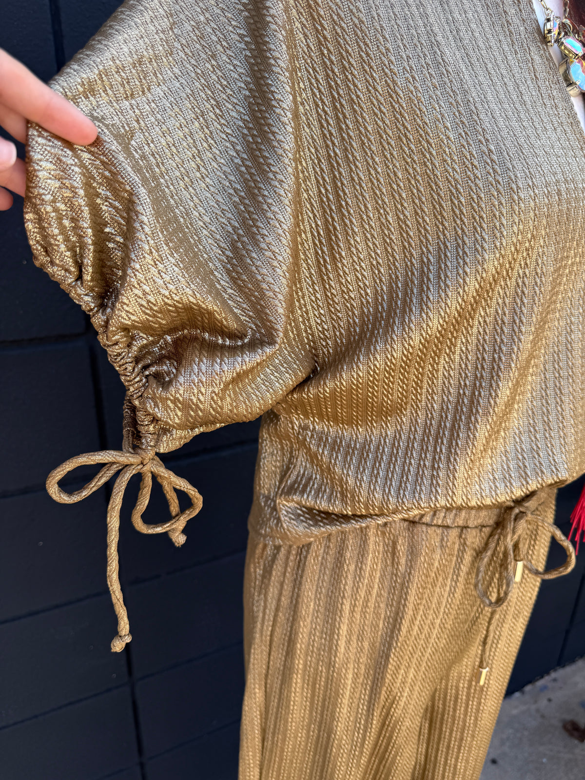 Olive Lux Knit Top