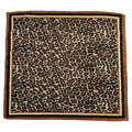 Boardered Leopard Scarf