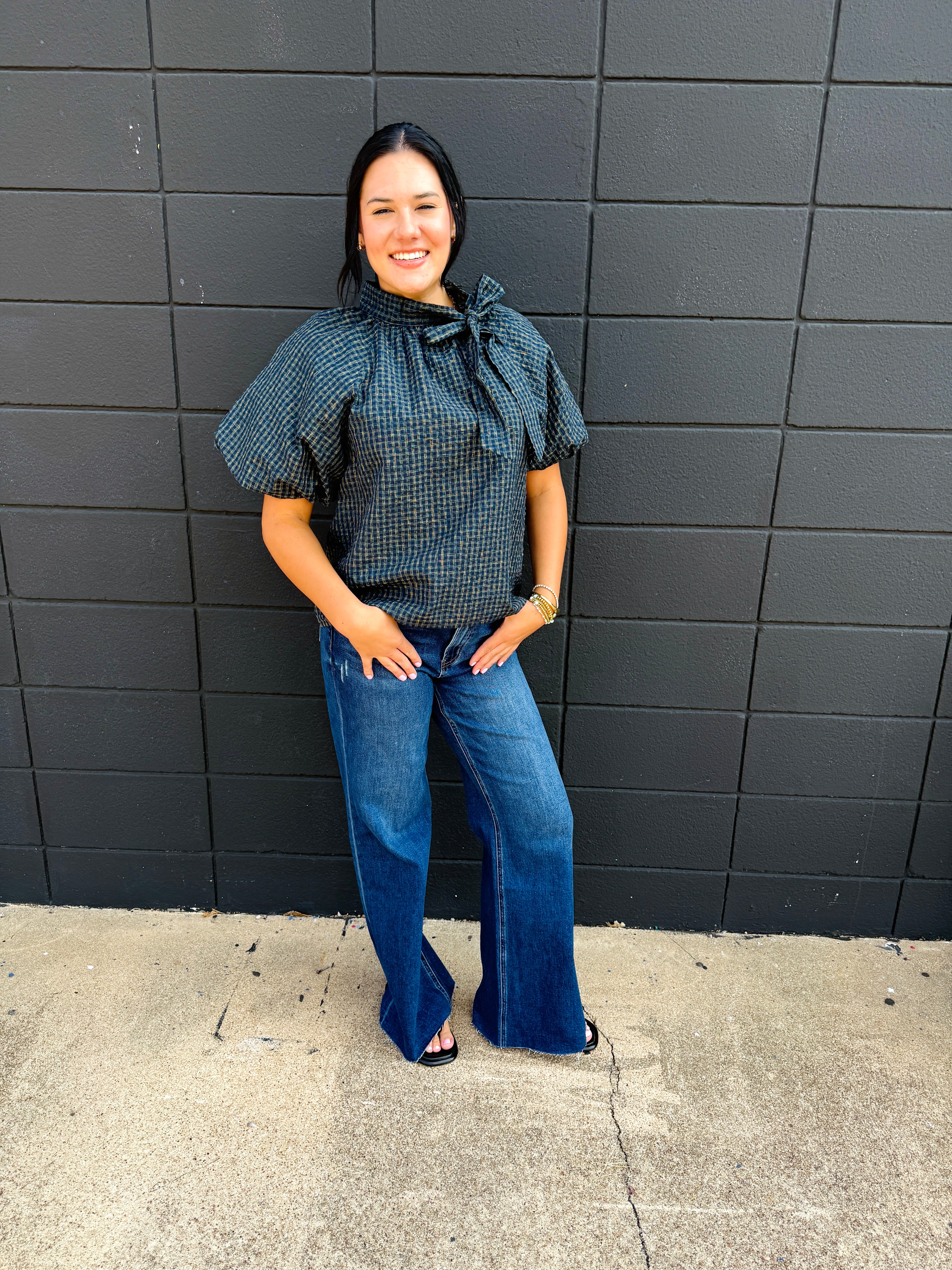 Bella High Rise Wide Leg Jean
