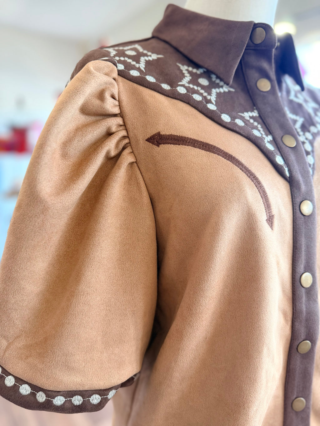 Western Button Down Top