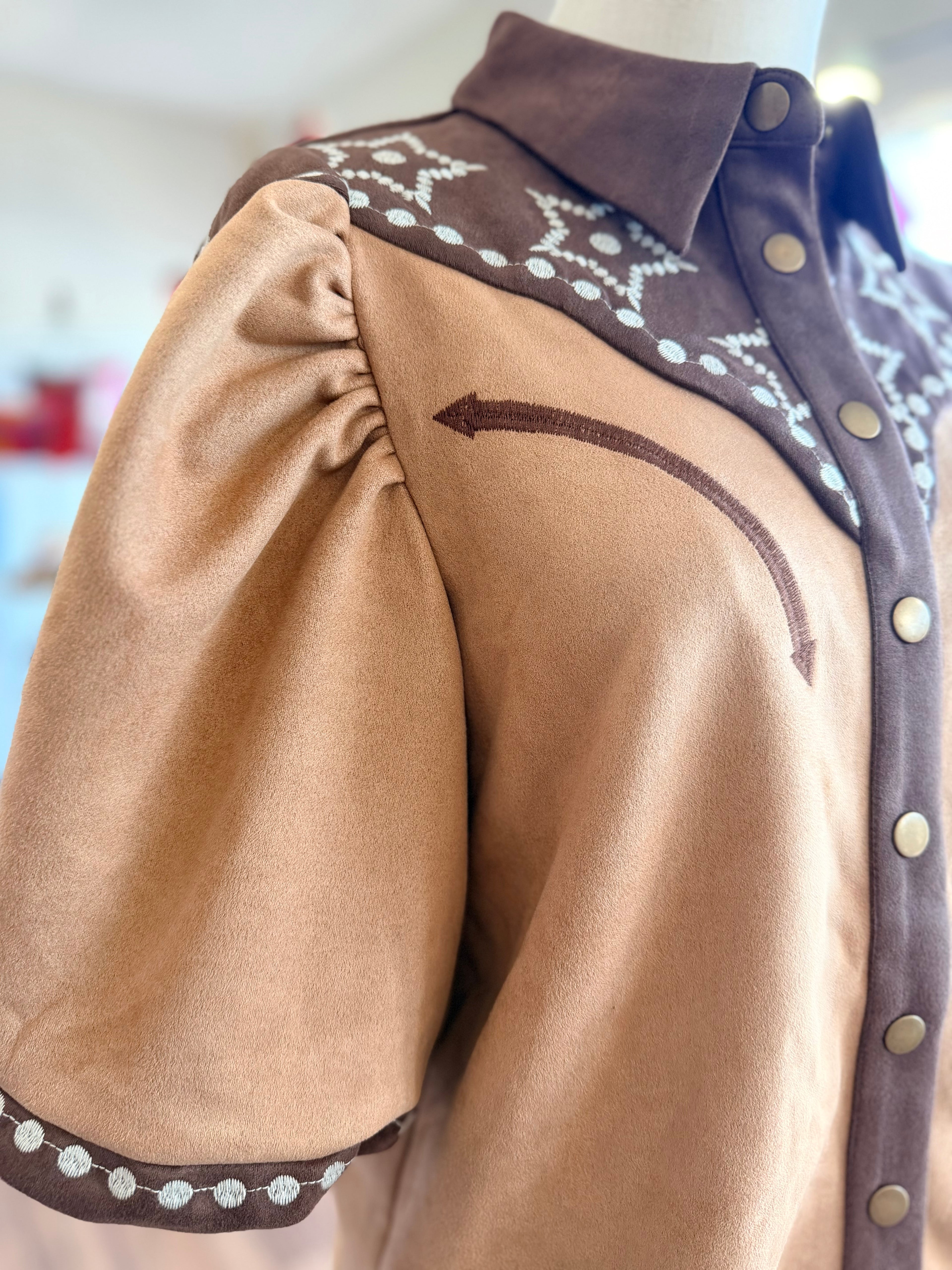 Western Button Down Top