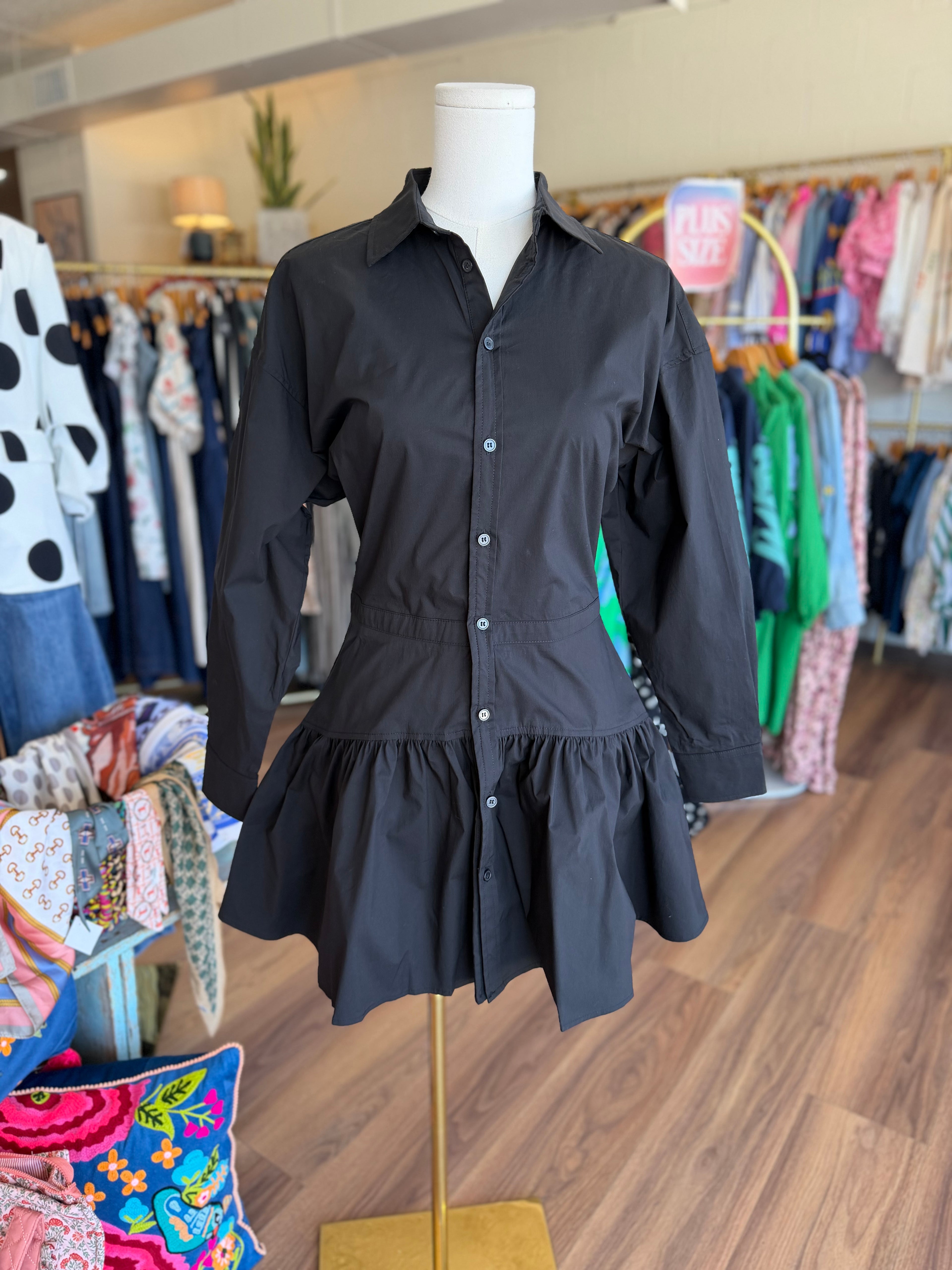 Black LS BU Dress