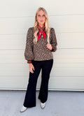 Cheetah Long Sleeve Top