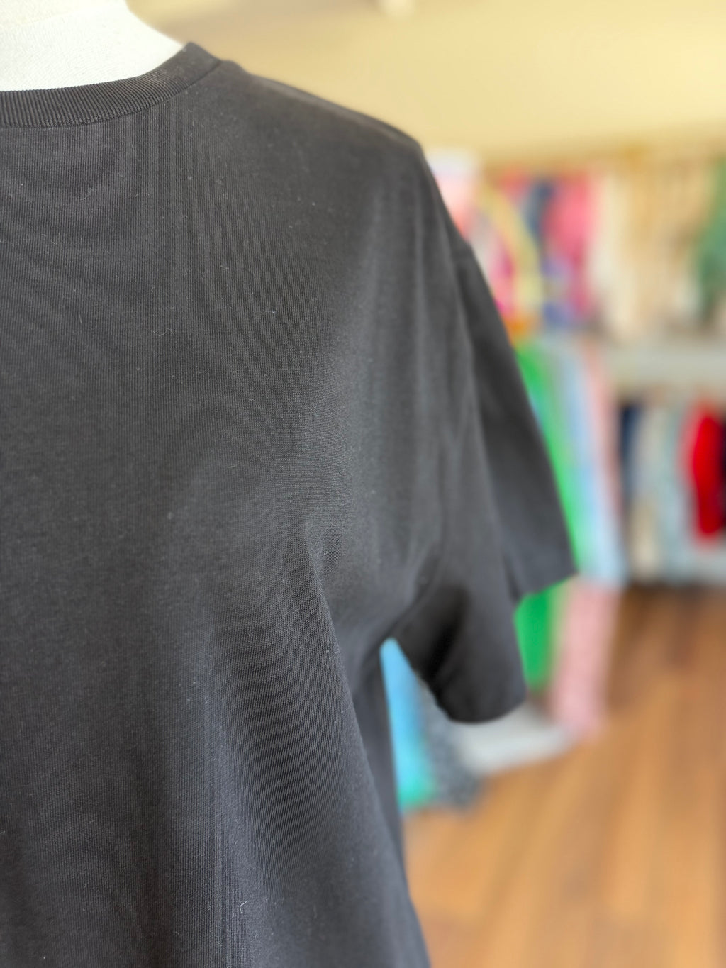 Black Crewneck Dress