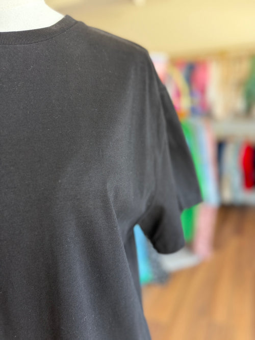 Black Crewneck Dress