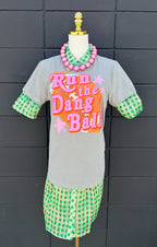 Lauren Green Gingham Dress