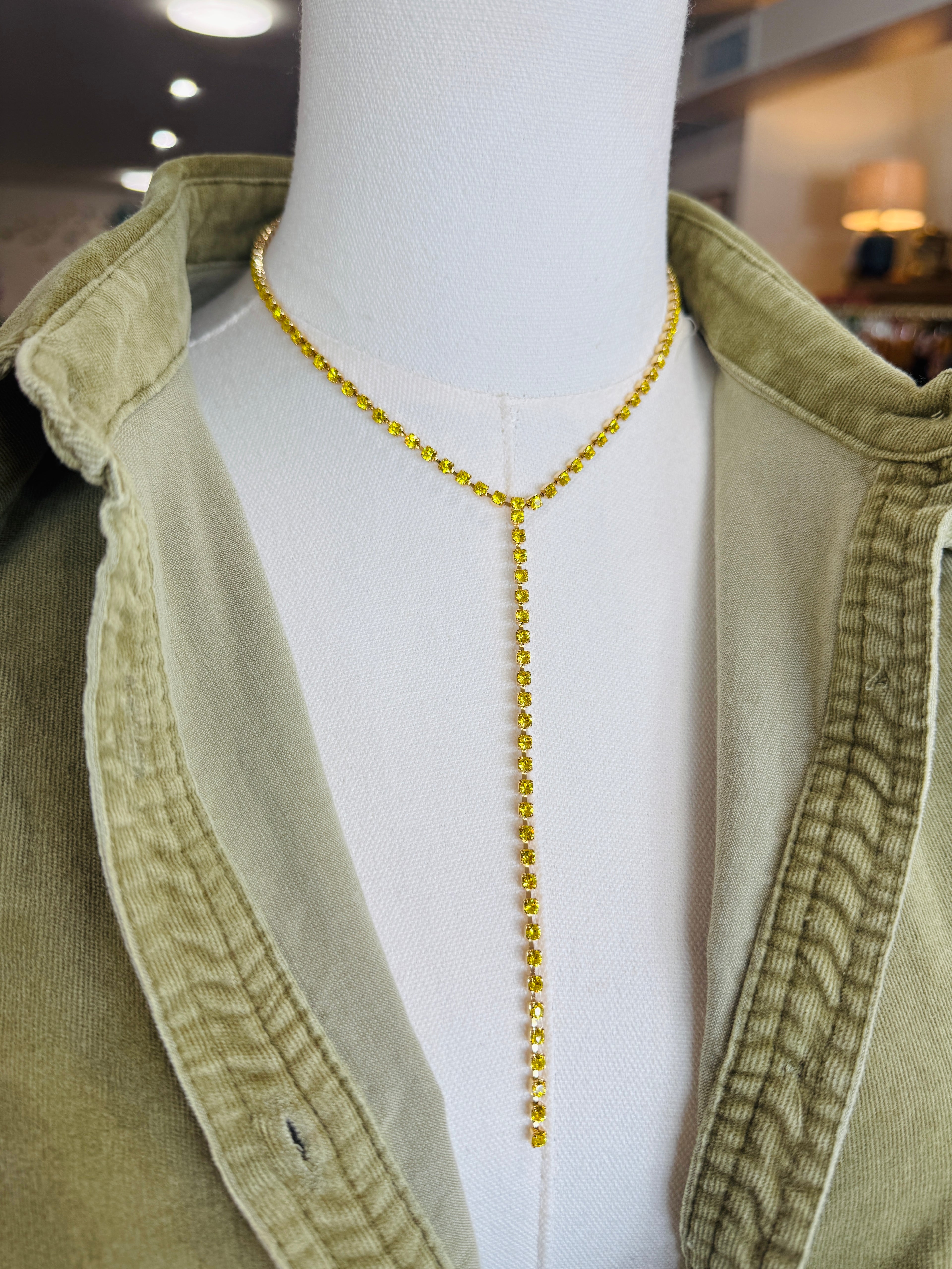 Kassandra Necklace - Yellow