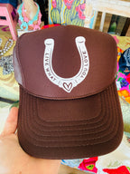 Lucky in Love Trucker Hat