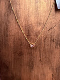 TOVA Iza necklace new neutrals-vintage rose