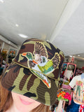 Bougie sequin trucker cap-Mallard