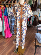 Cream Floral Dress