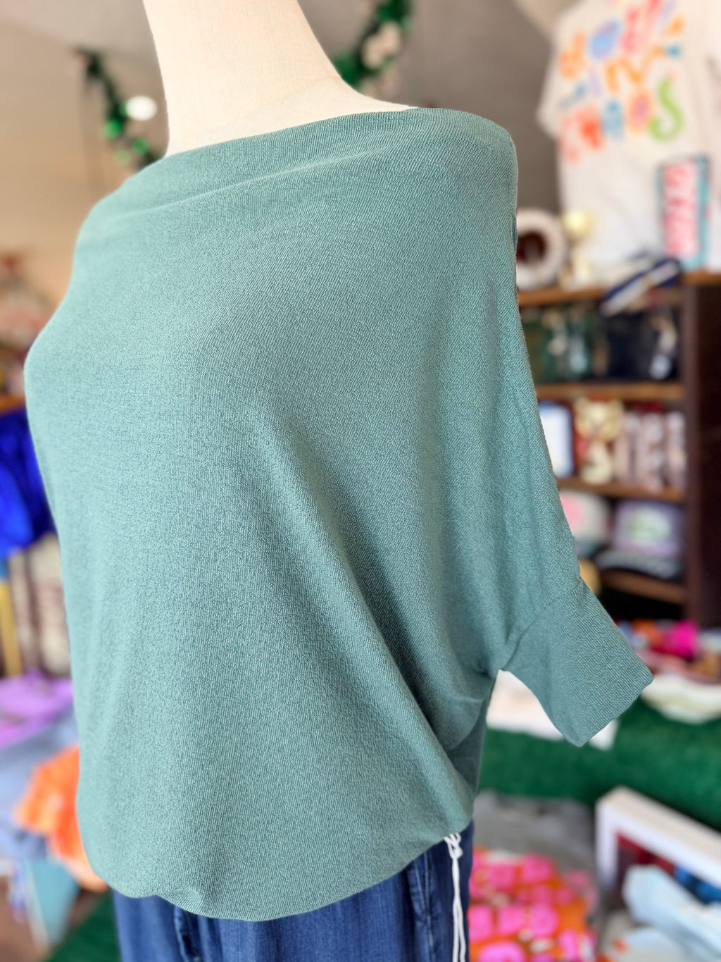 Short Sleeve Anywhere Top Off Shoulder
