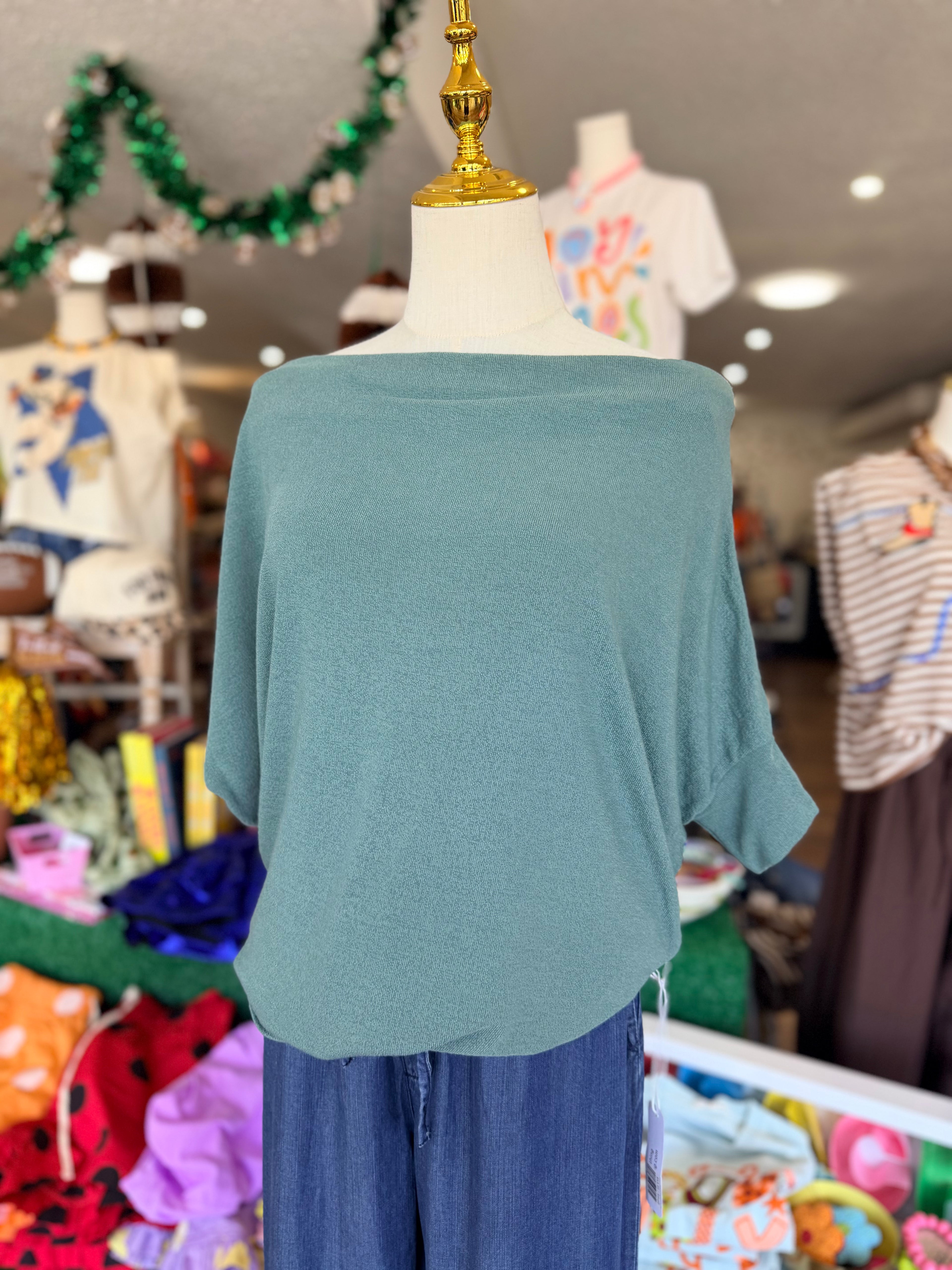Short Sleeve Anywhere Top Off Shoulder
