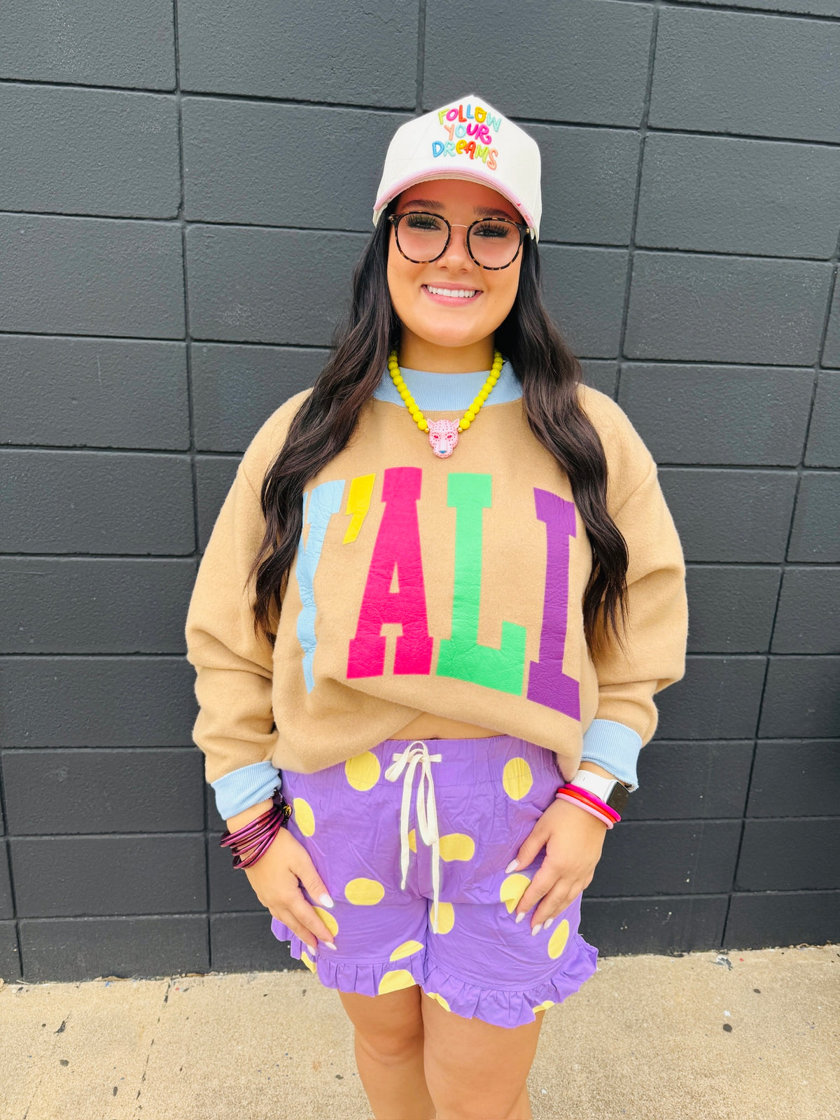 Y'ALL Mock Sweatshirt