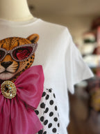 Leopard Bow Tee