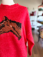 Red Horse Sweater
